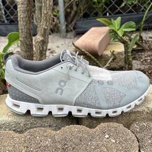 On Womens Cloud 5 Terry Gray Glacier Lunar Running Shoes Sneakers Size 9.5